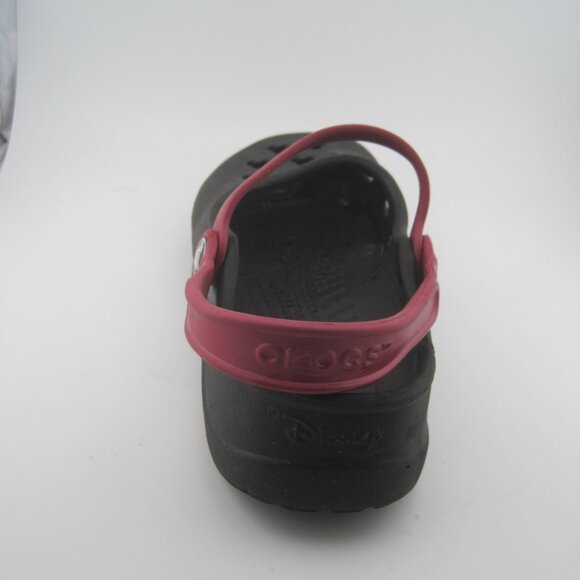 Crocs Classic Clog Mickey Mouse Black Red Slip On Sandals Comfort Women's Size 7 - Picture 7 of 10